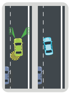lane departure warning increases turn signal usage